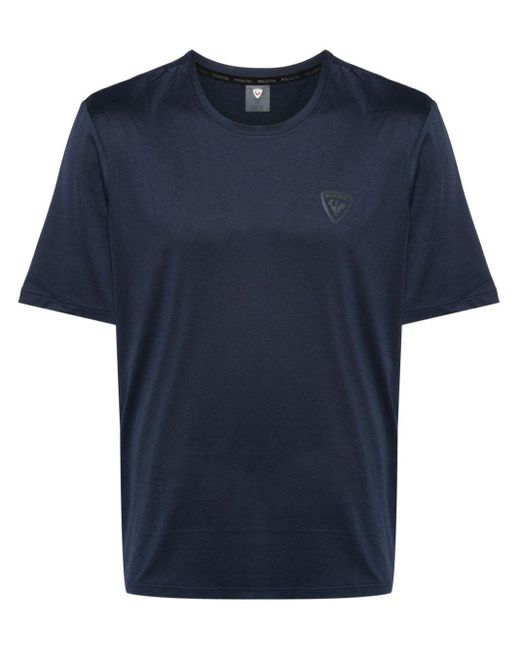 Rossignol Blue Raised-logo T-shirt for men