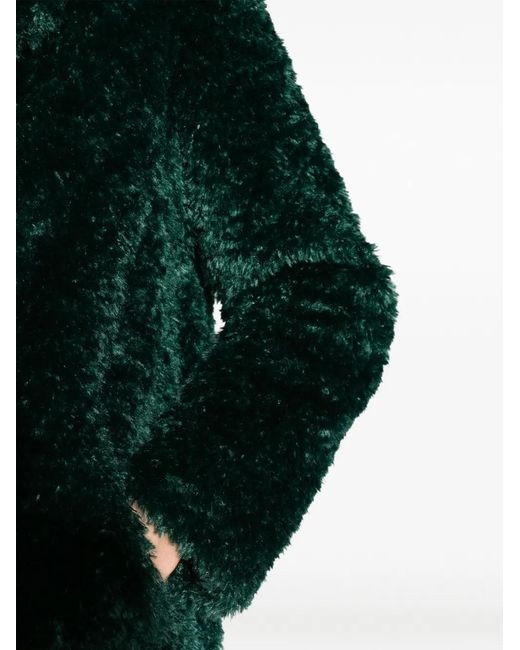 Herno Green Teddy Coat