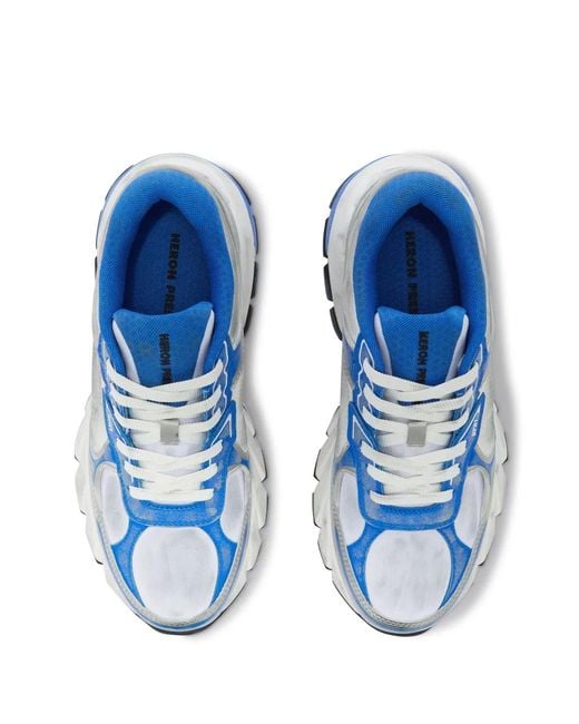 Heron Preston Blue Block Stepper Low-Top Sneakers for men
