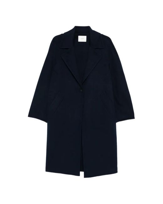 Joseph Blue Franco Single-Breasted Coat