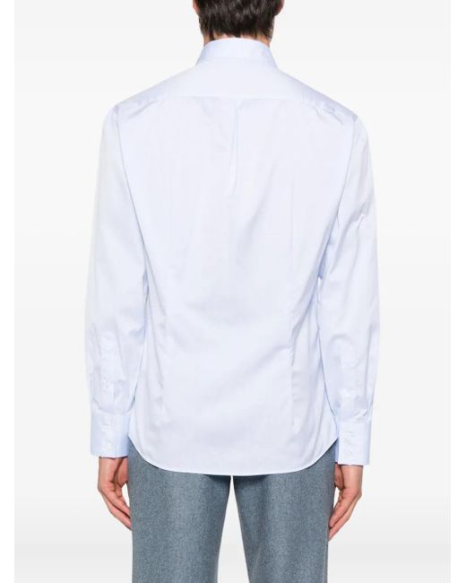 メンズ Brunello Cucinelli コットン シャツ White