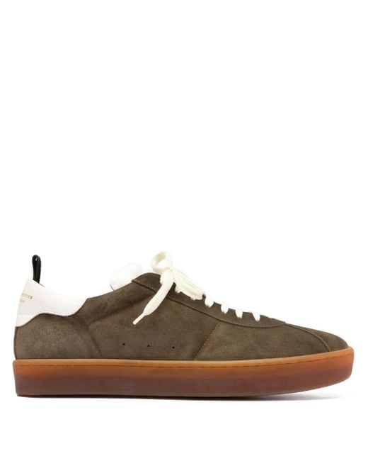 Officine Creative Brown Lace-Up Sneakers for men