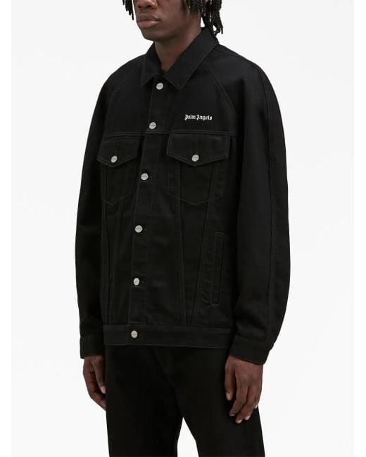 Palm Angels Black Jackets for men