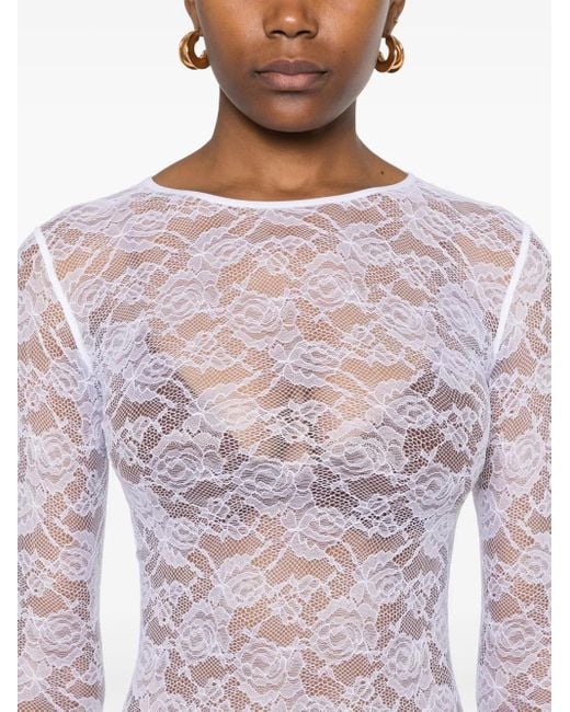 Maison Close シャンティリーレース ドレス White