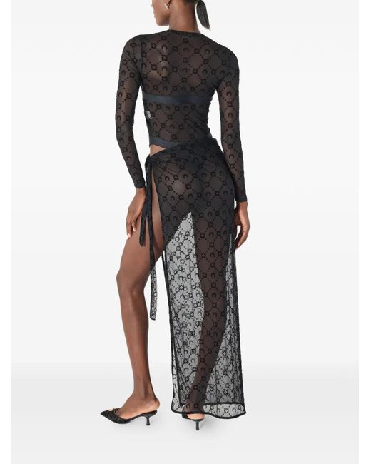 MARINE SERRE Black Moonogram Cover-Up