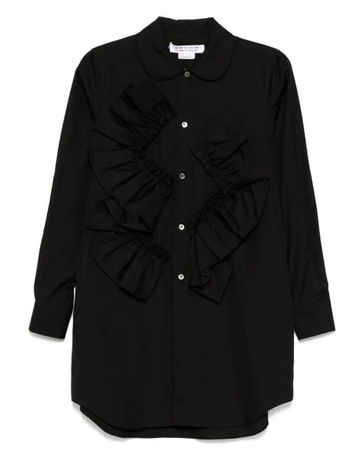 Comme des Garçons Black Ruffle Shirt