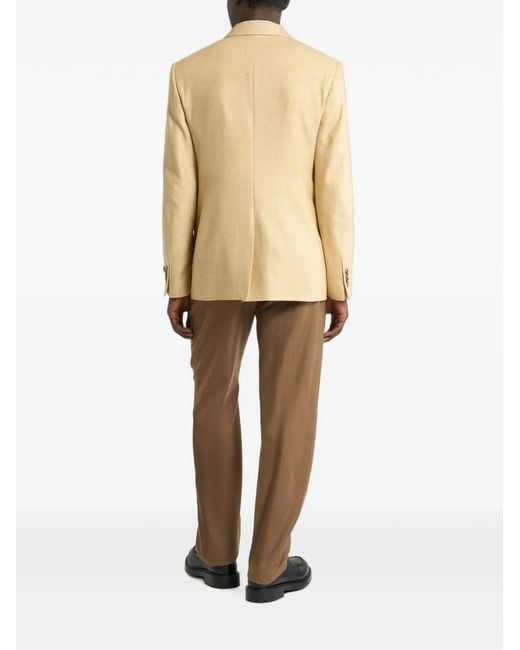 Etro Natural Pegaso-Patch Single-Breasted Blazer for men