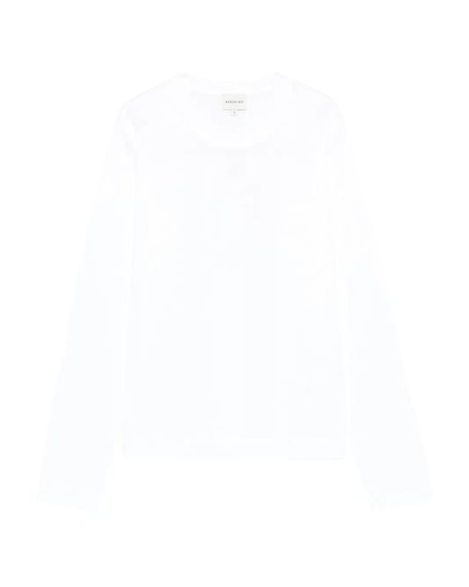 Herskind White Long-Sleeved T-Shirt
