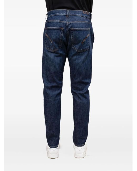 Dondup Blue Washed Jeans for men