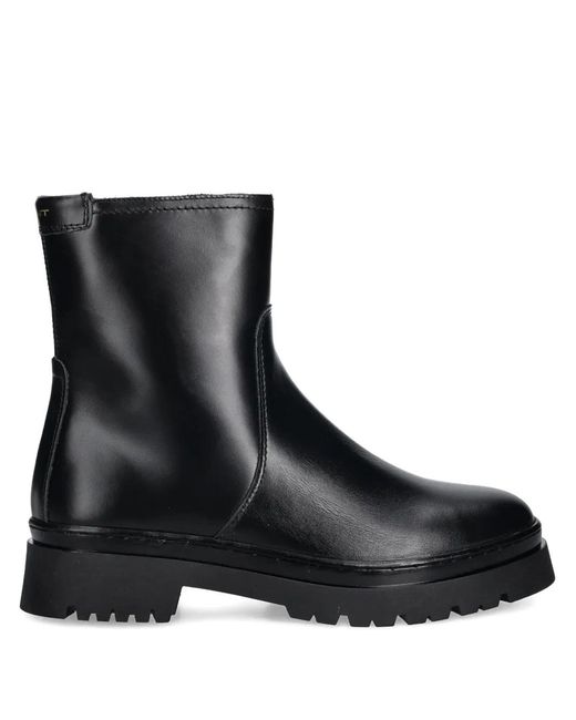 Gant Black Zip Lug-Sole Boots