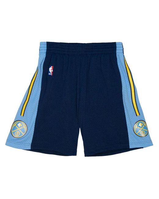 Mitchell & Ness Hardwood Classics Denver Nuggets 2006/07 Authentic Shorts in het Blue voor heren