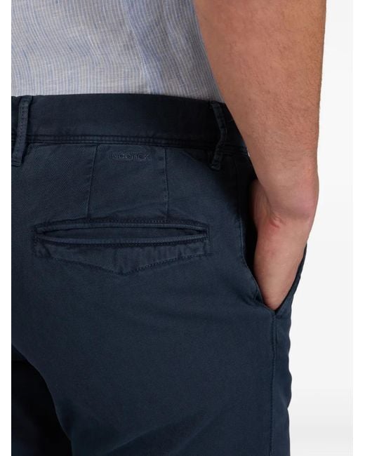 Incotex Blue Slim-Fit Chinos for men