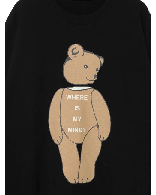 Undercover Black Bear Graphic Pullover for men