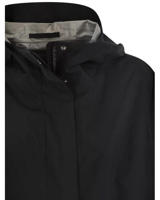 Parka laminar con capucha Herno de color Black