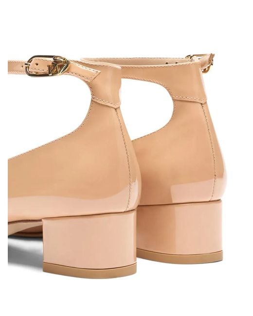 Stuart Weitzman Natural 35Mm Jane Pumps