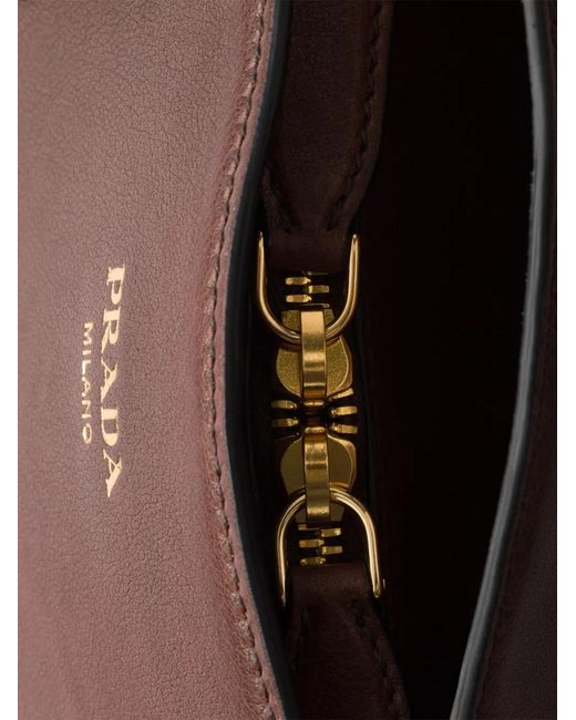 Prada Brown Large Leather Tote Bag