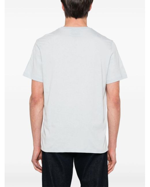 Camiseta con parche del logo Parajumpers de hombre de color White