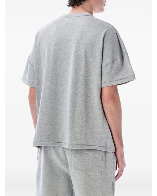 Rhude Gray Jersey T-Shirt for men