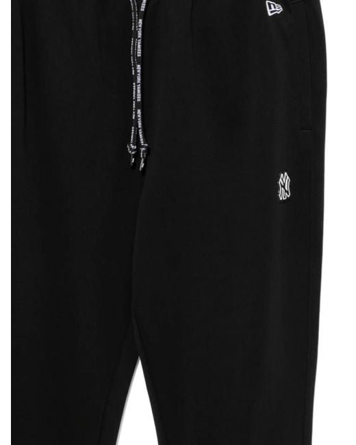 KTZ Black Logo-Embossed Trousers for men