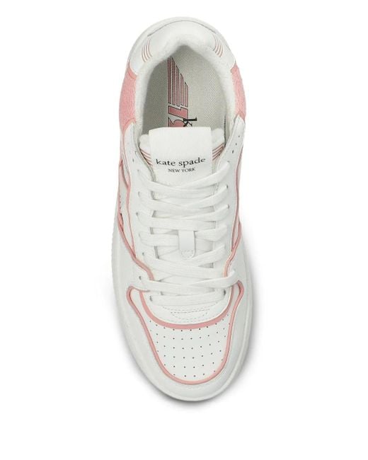 Kate Spade White Leather Sneakers