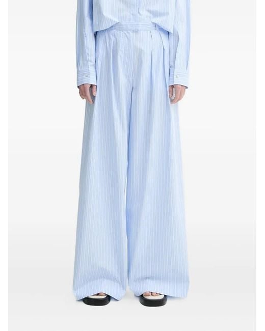 Won Hundred Blue Pinstripe Trousers