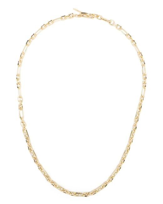 Lizzie Mandler White 18Kt Diamond Figaro-Chain Necklace
