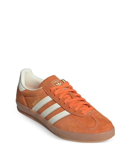 Adidas Brown Gazelle Indoor Off" Sneakers for men