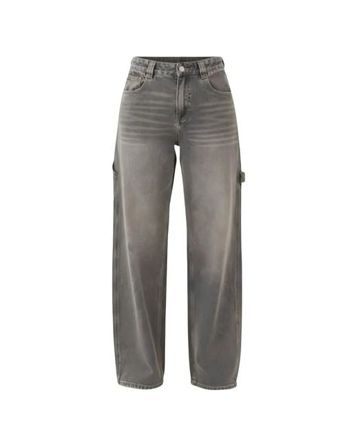 ELEH Gray Five-Pocket Jeans