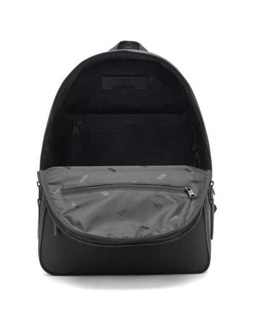 DIESEL Black Oval D Backpack
