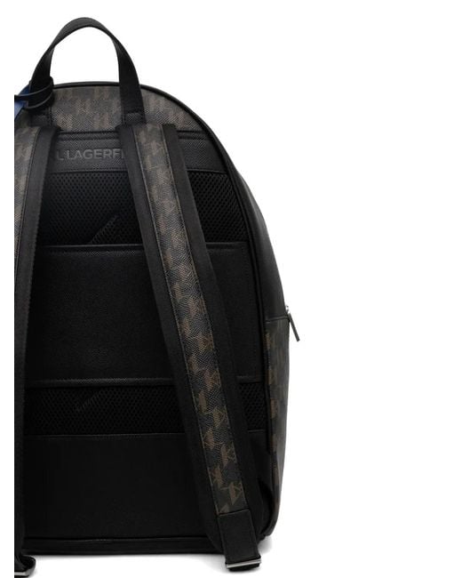 Karl Lagerfeld Rucksack Mit Monogramm in Black für Herren