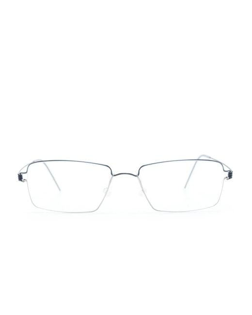 Lindberg Blue Tim U13 Rectangle Glasses