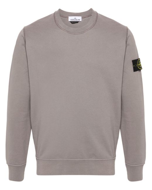 Stone Island Sweater Met Compass-logopatch in het Gray voor heren