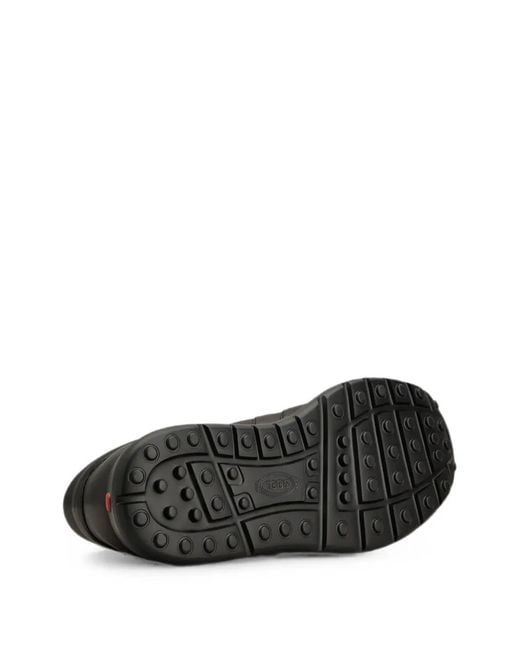 Tod's Black Leather Sneakers for men