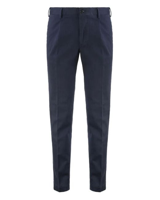 Slowear Blue Welt-Pockets Trousers for men