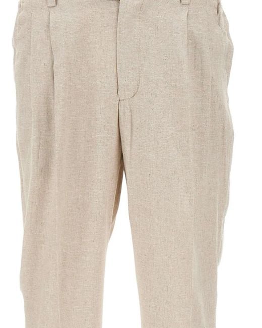 Devore Natural Pantalon À Coupe Droite for men