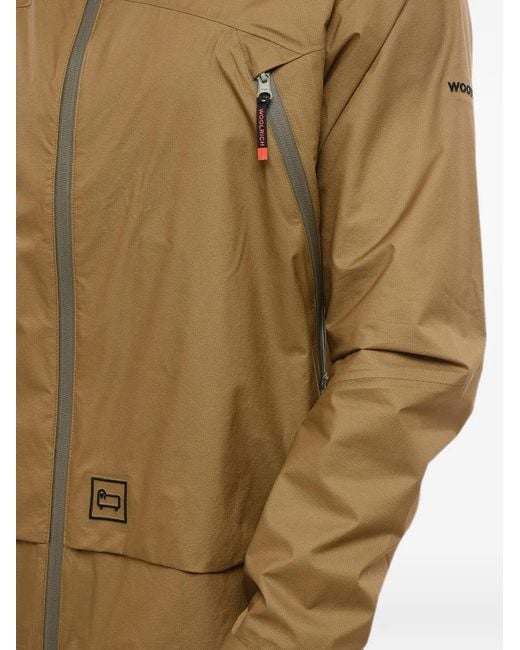 Woolrich Natural Springer Hooded Jacket for men