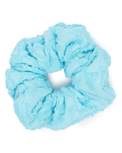 Versace Blue X Dua Lipa Towel Scrunchie