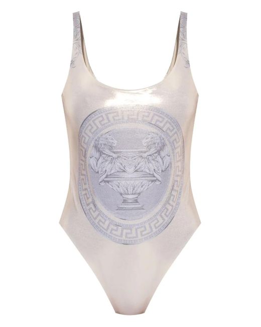 Versace プリント ワンピース水着 Multicolor