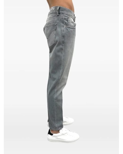 Jeans Con Design A Cinque Tasche di Dondup in Blue da Uomo