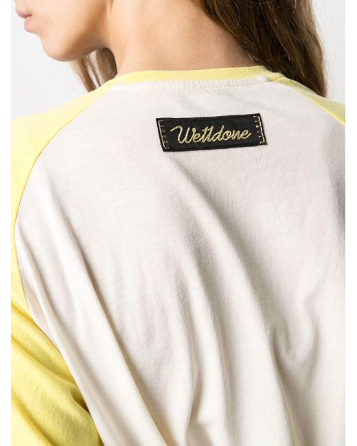 we11done Monster Print Long-sleeved T 