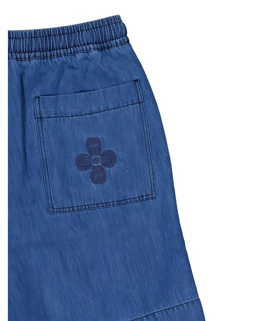 Pantalones Vaqueros Cortos Con Cordón Commas de hombre de color Blue