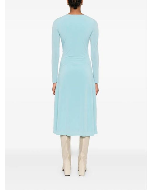 Karl Lagerfeld Blue Zip Dress