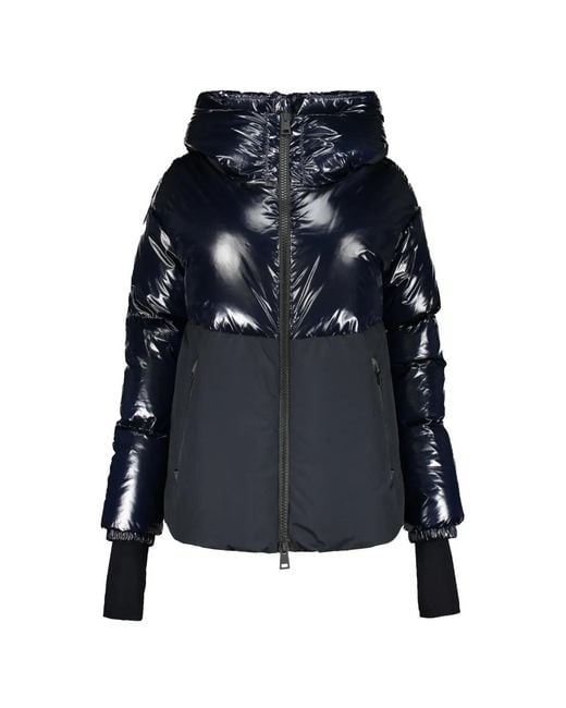 Herno Black Hooded Padded Coat