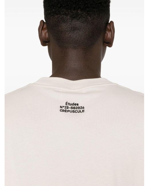 Etudes Studio White Spirit Out Cotton T-shirt for men