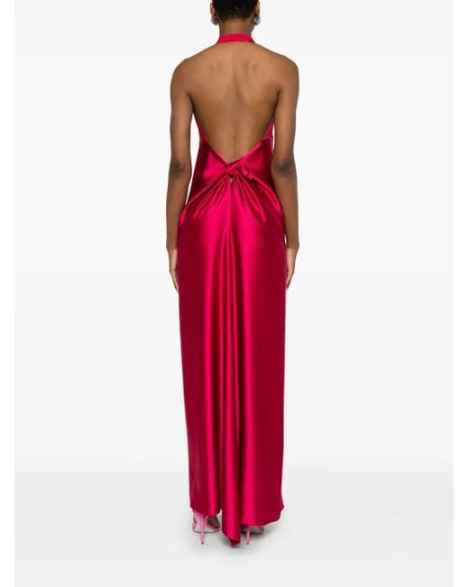 Blanca Vita Pink Maxikleid Aus Satin