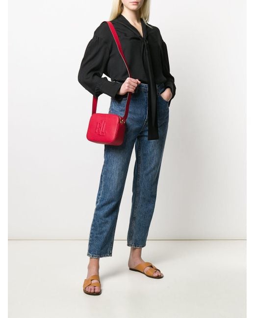 Lauren by Ralph Lauren Hayes Crossbody Bag in Red Lyst UK