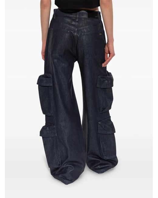 Amiri Blue Wide Jeans