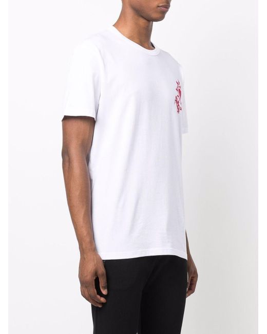 Alexander McQueen T-Shirt mit grafischem Print in Weiß für Herren - Sparen  Sie 36% - Lyst