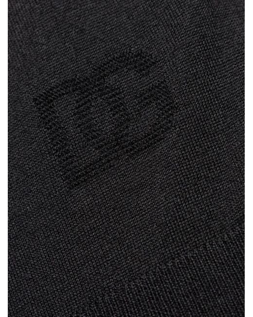 Dolce & Gabbana Black High Neck Pullover for men