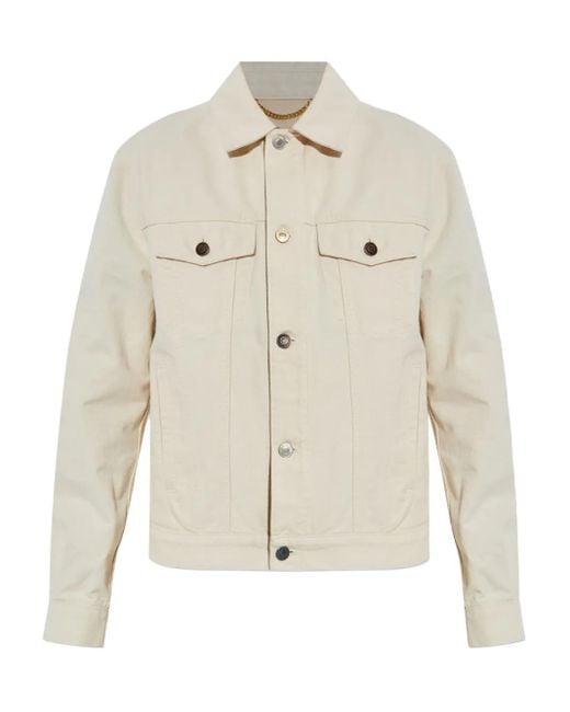 Moschino Natural Button-Fastening Denim Jacket